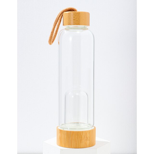 Natural Crystal Hand-Carved Water Bottle